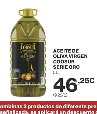 Supercor ACEITE DE OLIVA VIRGEN COOSUR SERIE ORO oferta