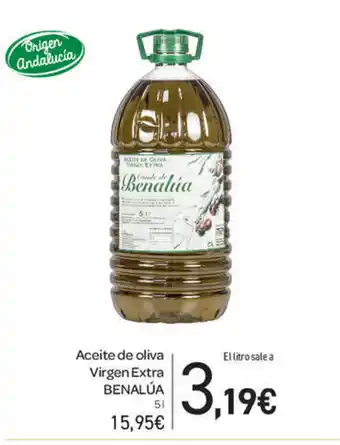 Carrefour Benalúa Aceite de oliva Virgen Extra 5L oferta