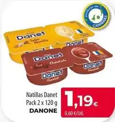 Spar Tenerife Danone - natillas danet oferta