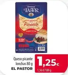 Spar Tenerife El pastor - queso picante lonchas oferta