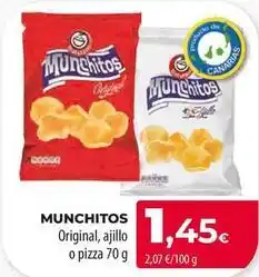 Spar Tenerife Munchitos - original, ajillo o pizza oferta