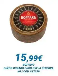 Dialsur Cash & Carry Boffard - queso curado puro oveja reserva oferta