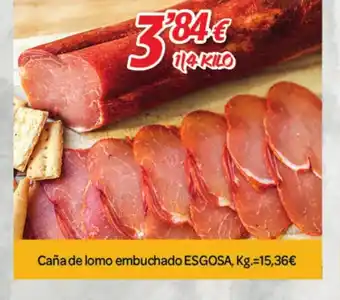 Alsara Supermercados Caña de lomo embuchado ESGOSA oferta