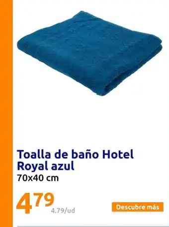 Action Toalla de baño Hotel Royal azul oferta