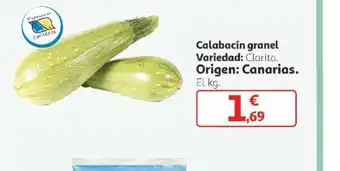 Alcampo Calabacín granel oferta