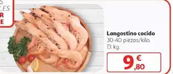 Alcampo Langostino cocido oferta