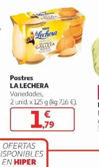 Alcampo Postres LA LECHERA oferta