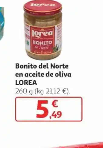 Alcampo Bonito del Norte en aceite de oliva LOREA oferta