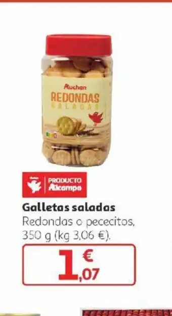 Alcampo Galletas saladas oferta