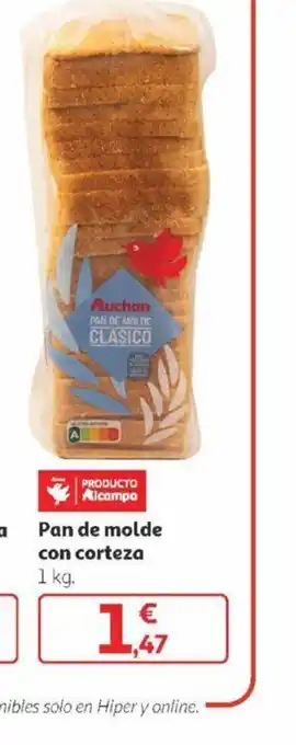 Alcampo Pan de molde oferta