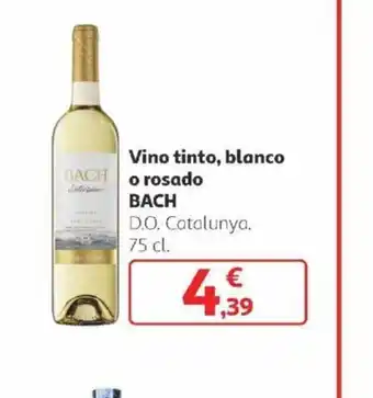 Alcampo Vino tinto, blanco o rosado BACH oferta