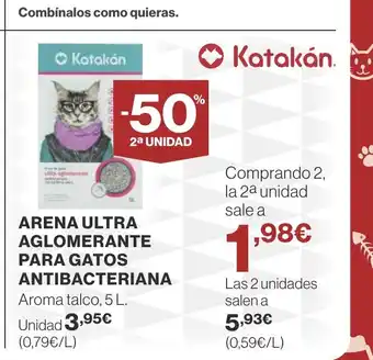 Supercor ARENA ULTRA AGLOMERANTE PARA GATOS ANTIBACTERIANA oferta