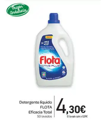 Carrefour Flota Eficacia Total Detergente líquido 50 lavados oferta