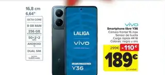 Carrefour Vivó - smartphone libre y36 oferta