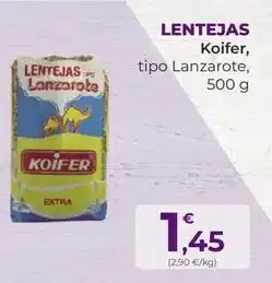 SPAR Gran Canaria Lentejas oferta