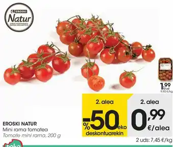 Eroski Tomate mini rama eroski natur oferta