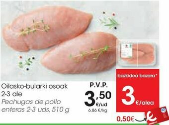 Eroski Pechuga de pollo oferta