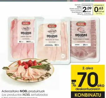 Eroski Paleta asada al horno lonchas noel oferta