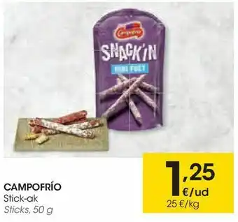 Eroski Sticks campofrío oferta
