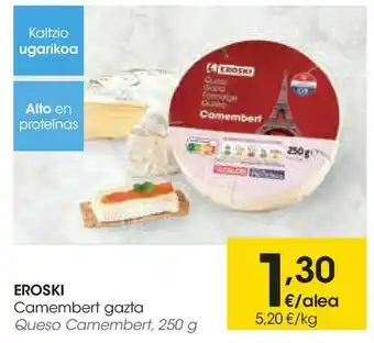 Eroski Queso camembert eroski oferta