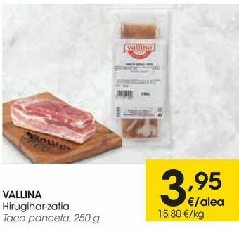 Eroski Taco panceta vallina oferta