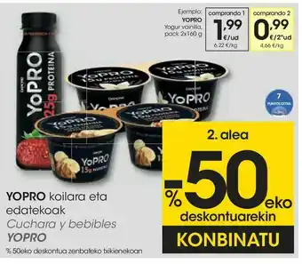 Eroski Yogur vainilla yopro oferta