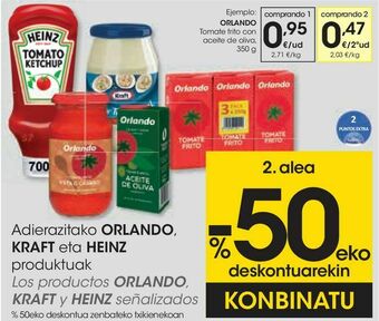 Eroski Tomate frito con aceite de oliva orlando oferta