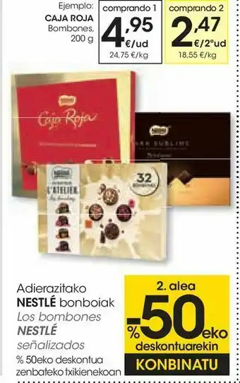 Eroski Bombones nestlé oferta