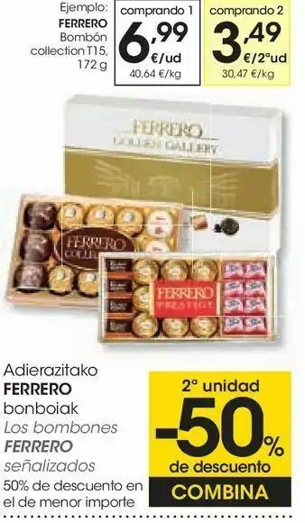 Eroski Bombones ferrero rocher oferta