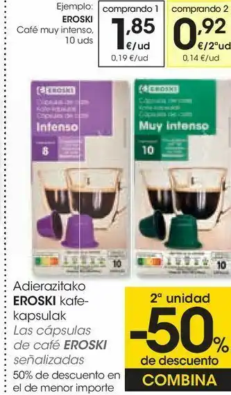 Eroski Café muy intenso eroski oferta