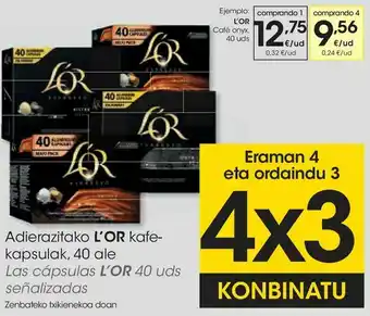 Eroski Café onyx l'or oferta
