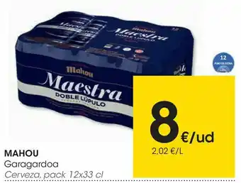 Eroski Cerveza mahou oferta