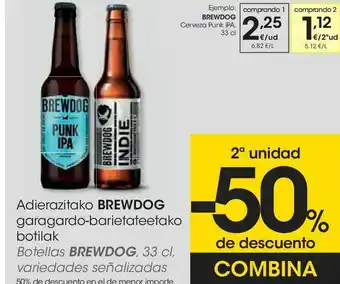 Eroski Cerveza en botella oferta