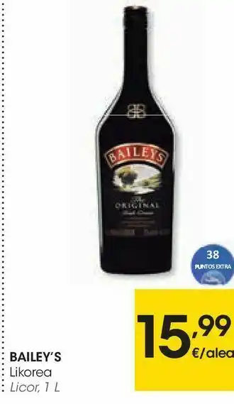 Eroski Licor baileys oferta
