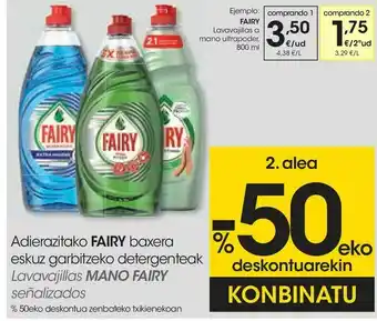 Eroski Lavavajillas a mano ultrapoder oferta