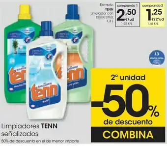 Eroski Limpiador con bioalcohol tenn oferta