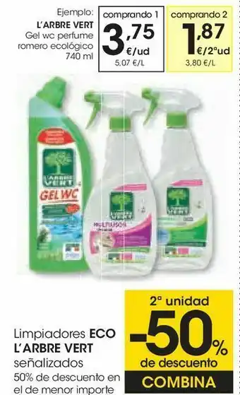 Eroski Gel wc perfume romero ecológico oferta