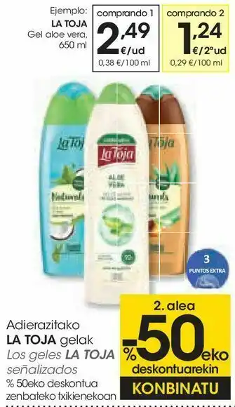 Eroski Gel aloe vera oferta