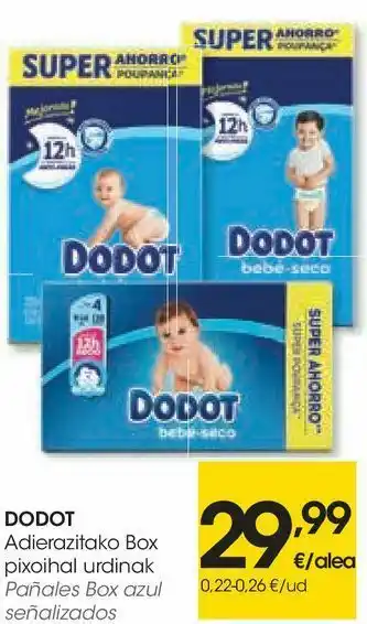 Eroski Pañales dodot oferta
