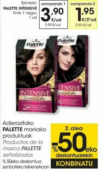 Eroski Tinte 1 negro palette oferta