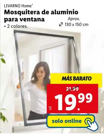 Lidl Mosquitera de aluminio para ventana oferta