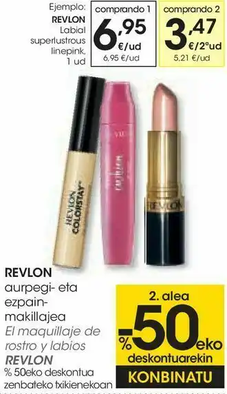 Eroski Labial superlustroso linepink revlon oferta