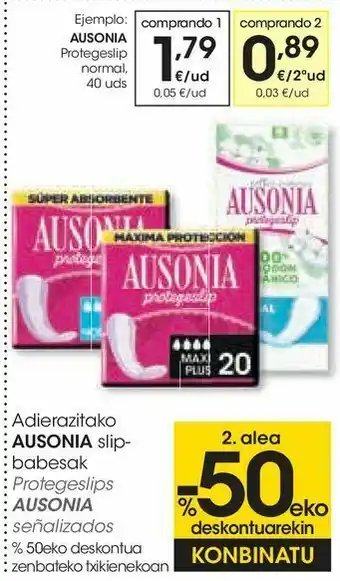 Eroski Protegeslip ausonia oferta
