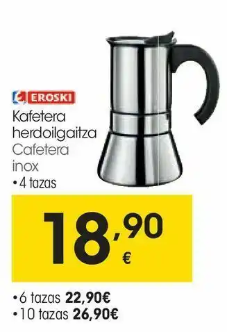 Eroski Cafetera inox eroski oferta