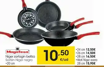 Eroski Sartén niger negra magefesa oferta