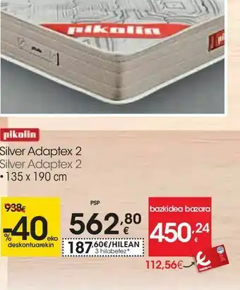 Eroski Silver adaptex 2 pikolin oferta