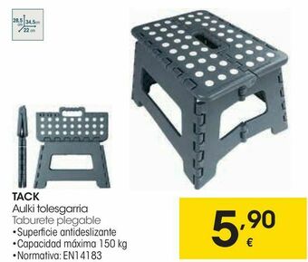 Eroski Taburete plegable oferta