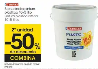 Eroski Pintura plástica interior eroski oferta