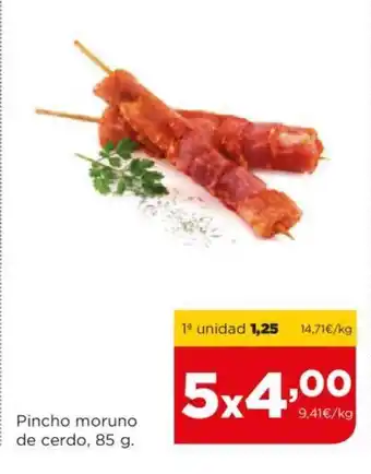 Alimerka Pincho moruno de cerdo, 85 g. oferta