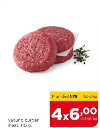Alimerka Vacuno burger meat, 110 g. oferta